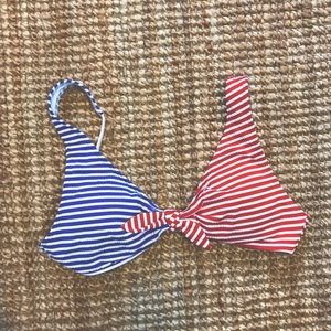 American Flag Bikini Top